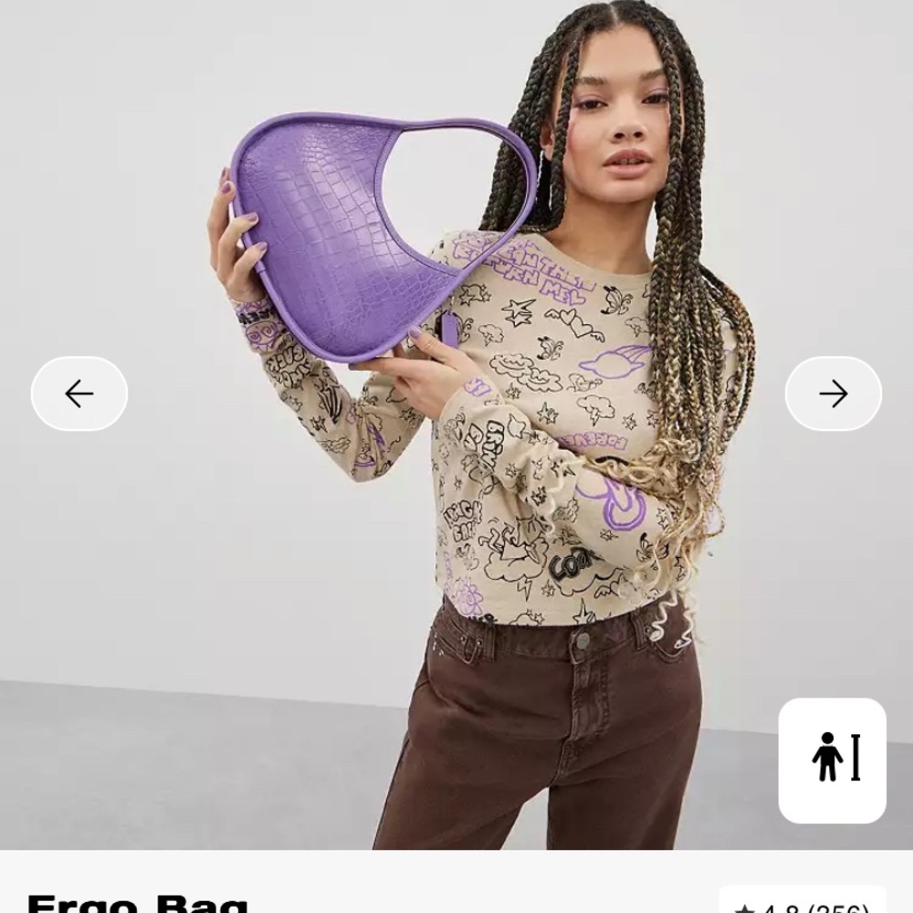 Coach Elegant Purple Shoulder Bag - Picture 5 of 13